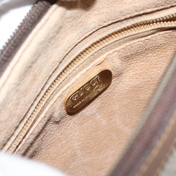 GUCCI GG Plus Supreme Shoulder Bag PVC Beige Auth - Picture 14 of 16